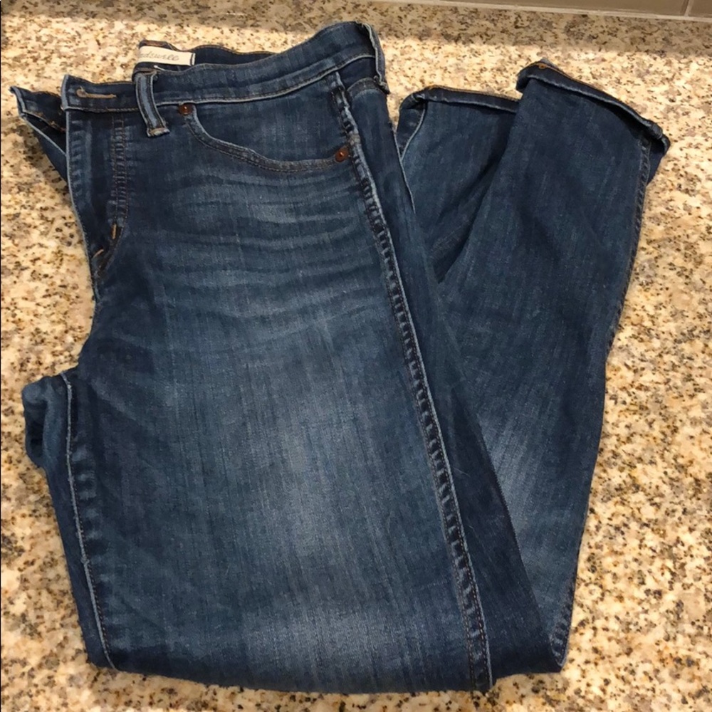Madewell 10” high rise skinny jeans